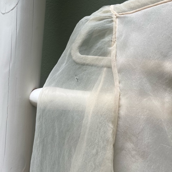 NWT Zara Organza Blouse - Picture 10 of 10